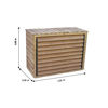 Immagine di Copri-climatizzatore misure mt.1,32x0,58 h.0,98 legno termo trattato art.CC1306