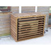 Immagine di Copri-climatizzatore misure mt.1,32x0,58 h.0,98 legno termo trattato art.CC1306