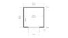 Immagine di Casetta misure mt.2,44x2,39 h.2,23 a pannelli con pavimento art.8X8LL19PWN