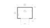 Immagine di Casetta misure mt.3,86x1,80 h.2,10 a pannelli con pavimento + tettoia art.OTOST6X8
